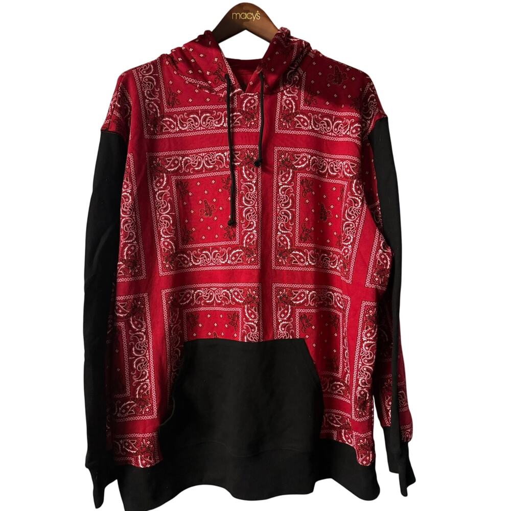 NWT Disney The Little Mermaid SEBASTIAN Paisley Hoodie Size 2XL Men's Unisex